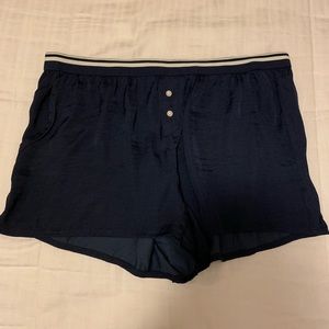 navy blue arie shorts